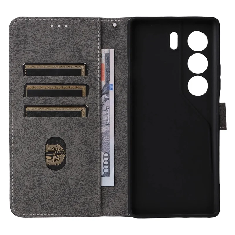 For TECNO Camon 40 Pro 4G  /  5G Case Wallet RFID Blocking PU Leather Cover Stand with Strap - Blue