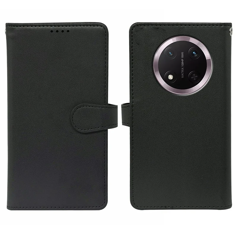 For Honor Magic7 Lite 5G / X9c 5G / X60 Pro 5G Case with 9 Card Slots PU Leather Stand Phone Cover - Black