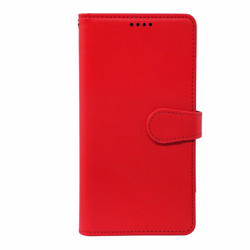 For Samsung Galaxy Xcover7 Case with 9 Card Slots PU Leather Stand Phone Cover - Red
