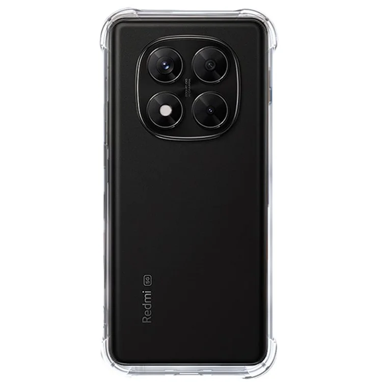 SHANWO per Xiaomi Redmi Note 14 Pro 5G Cover Trasparente TPU Antiurto per Telefono Cellulare