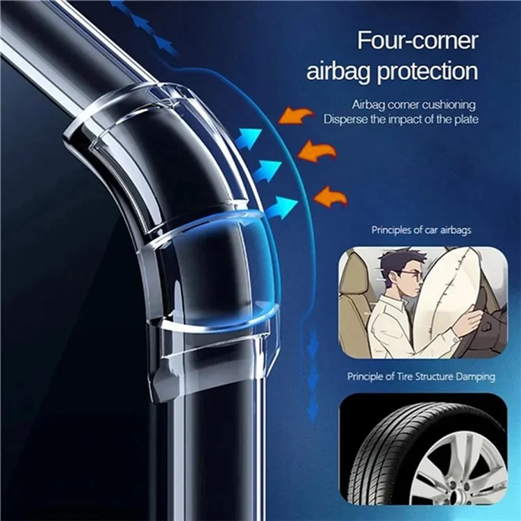 SHANWO per Xiaomi Redmi Note 14 Pro 5G Cover Trasparente TPU Antiurto per Telefono Cellulare