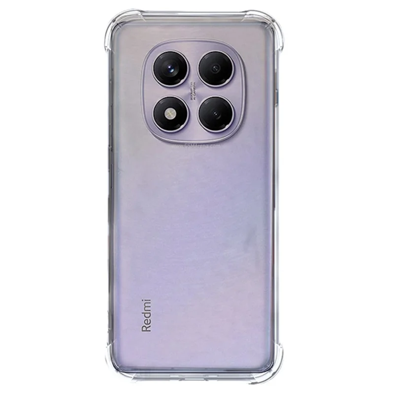 SHANWO For Xiaomi Redmi Note 14 Pro 4G TPU Clear Case 1.5mm Shockproof Mobile Phone Back Cover