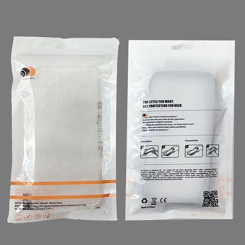 SHANWO For Xiaomi Redmi Note 14 Pro 4G TPU Clear Case 1.5mm Shockproof Mobile Phone Back Cover