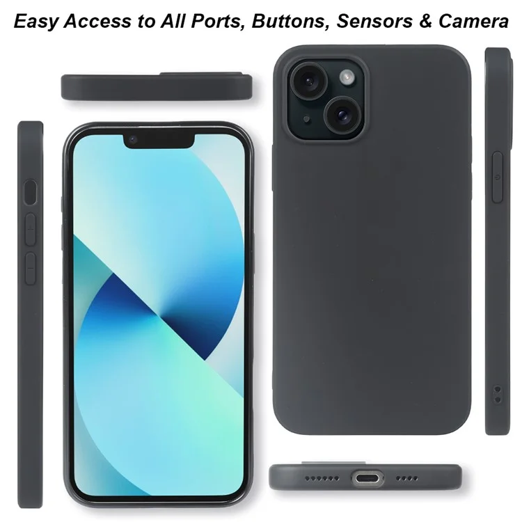 Capa para iPhone 13 Certificada GRS RCS Material Ecológico Fosco em Um Lado Slim Anti-Queda