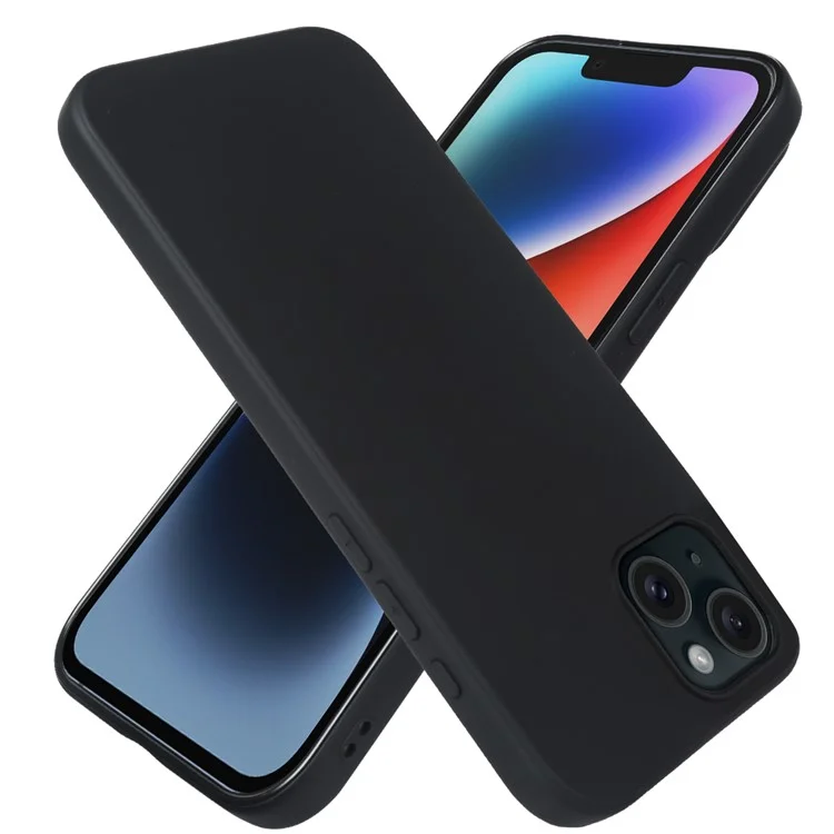 Capa para iPhone 14 Certificada GRS, Material RCS Ecológico, Fosca de Um Lado, Fina, Antiderrapante para Celular