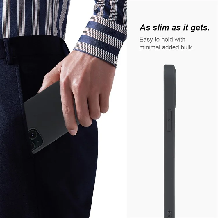 For iPhone 15 Case GRS Certified RCS Eco-Friendly Material Single Side Matte Slim Anti Drop Phone Cover