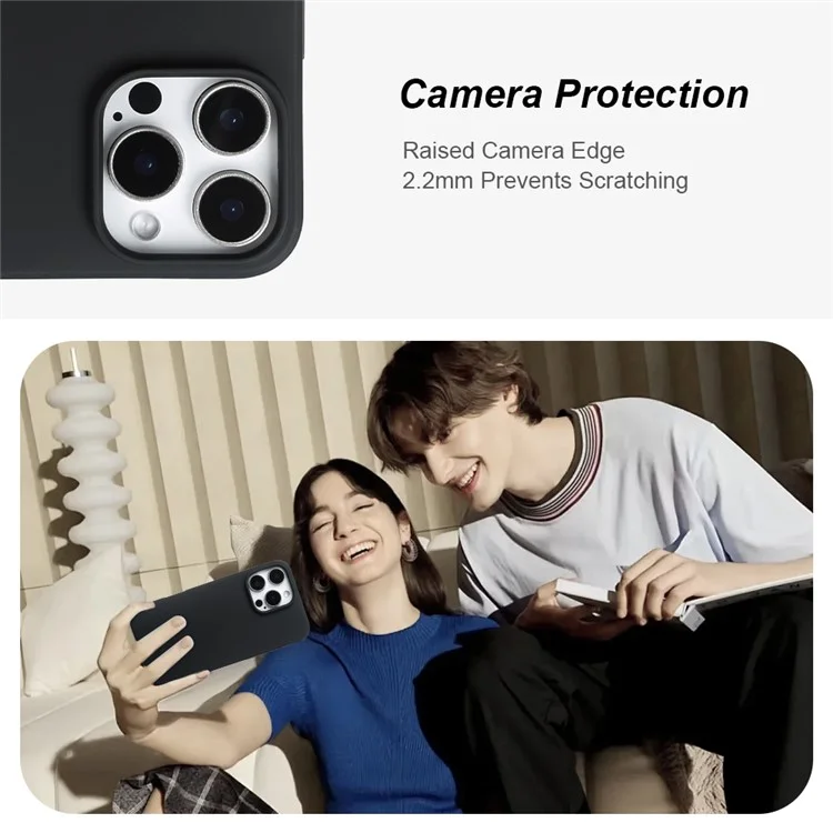 Чехол для iPhone 14 Pro с сертификацией GRS, из экологически чистых материалов, с матовой отделкой с одной стороны, тонкий, противоударный