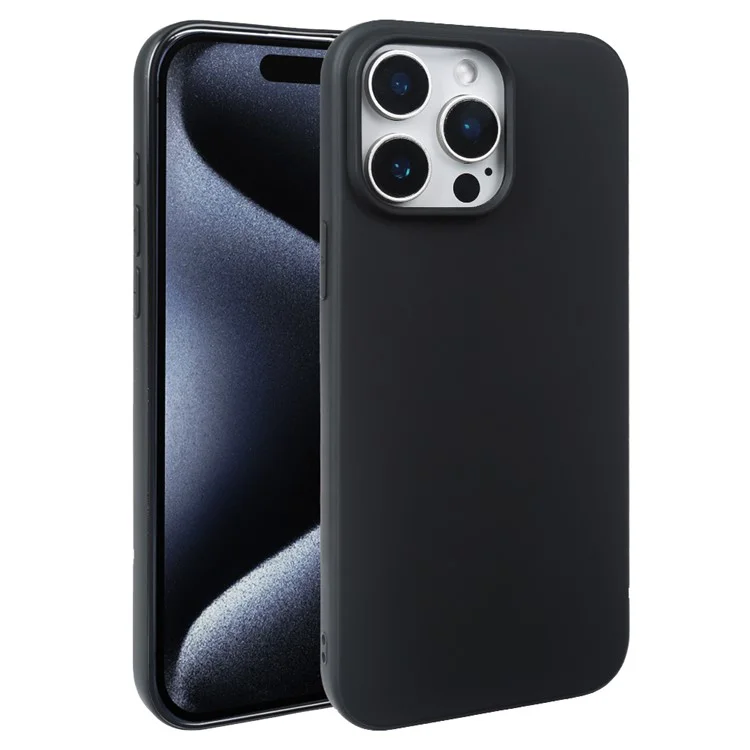 Capa para iPhone 15 Pro Max Certificada GRS Material RCS Ecológico Fosca de Um Lado Slim Anti-Queda
