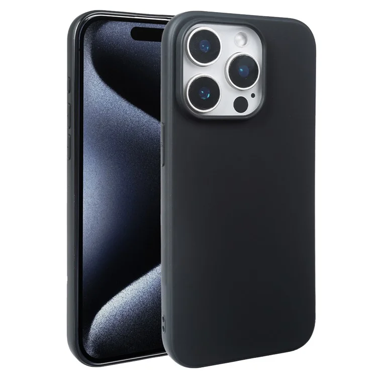 Чехол для iPhone 15 Pro GRS Сертифицированный RCS Эко-Дружественный Материал Матовый с Одной Стороны Тонкий Противоударный Чехол для Телефона