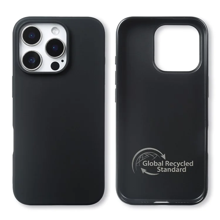 Чехол для iPhone 15 Pro GRS Сертифицированный RCS Эко-Дружественный Материал Матовый с Одной Стороны Тонкий Противоударный Чехол для Телефона
