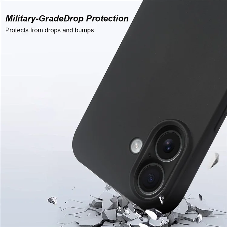 Чехол для iPhone 16 Plus, сертифицированный GRS, экологически чистый материал RCS, одностороннее матовое покрытие, тонкий, ударопрочный чехол для телефона