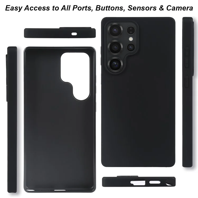 Étui pour Samsung Galaxy S25 Ultra Certifié GRS Matériau Écologique à Finition Mate d'Un Côté, Fine Coque Anti-Chute