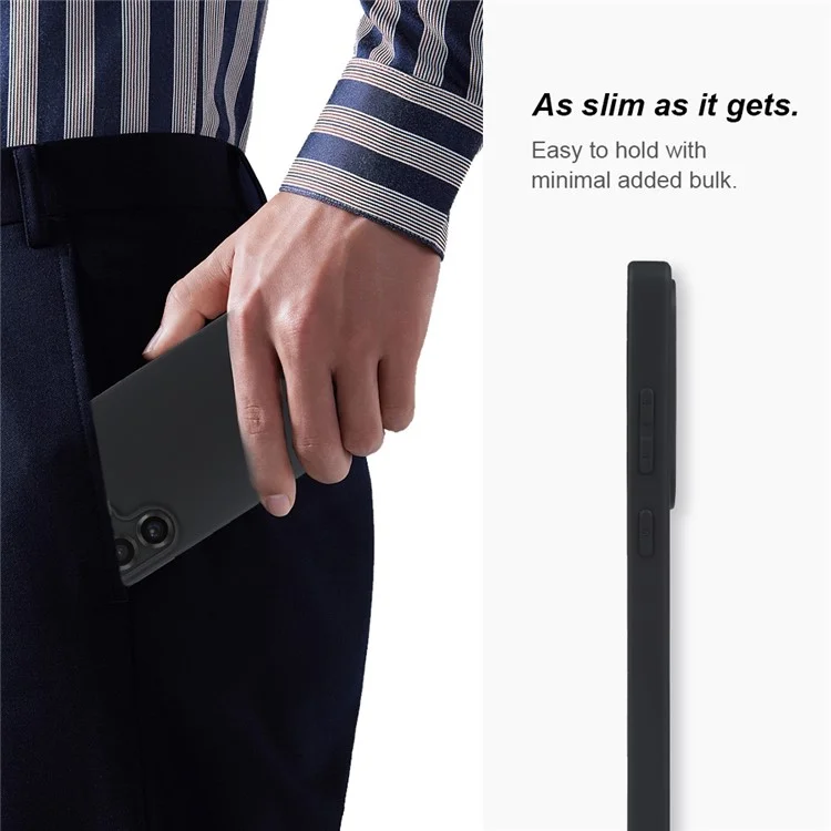Étui pour Samsung Galaxy S25 Ultra Certifié GRS Matériau Écologique à Finition Mate d'Un Côté, Fine Coque Anti-Chute