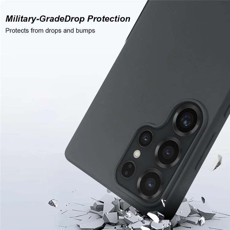 Étui pour Samsung Galaxy S25 Ultra Certifié GRS Matériau Écologique à Finition Mate d'Un Côté, Fine Coque Anti-Chute