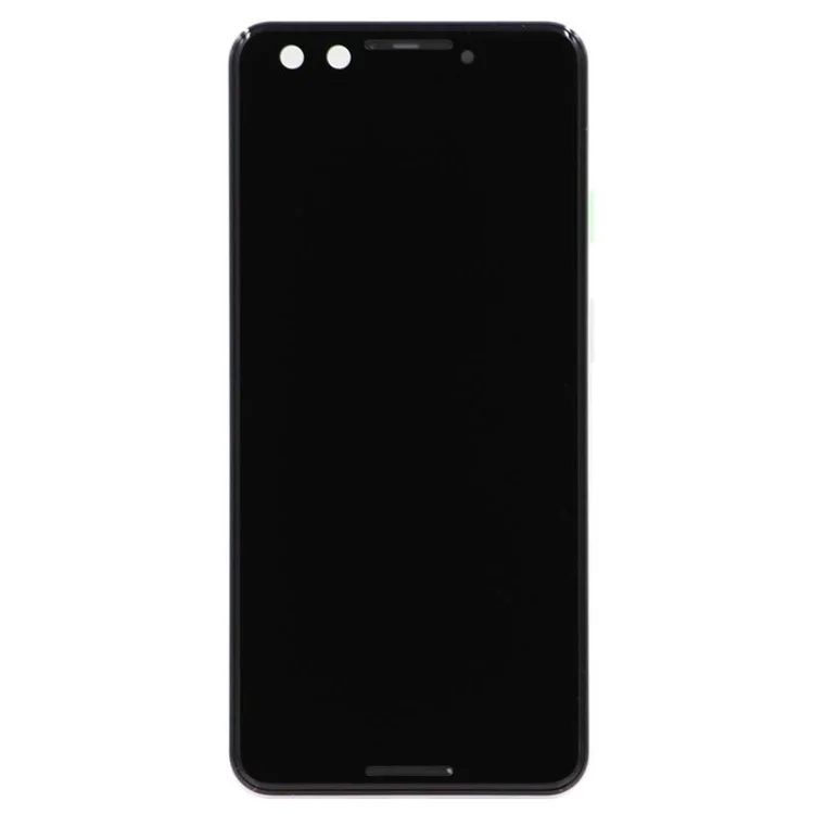 Für Google Pixel 3 G013A OEM-Qualität S OLED-Bildschirm und Digitizer-Einheit + Rahmen (Ohne Logo) - Weiß