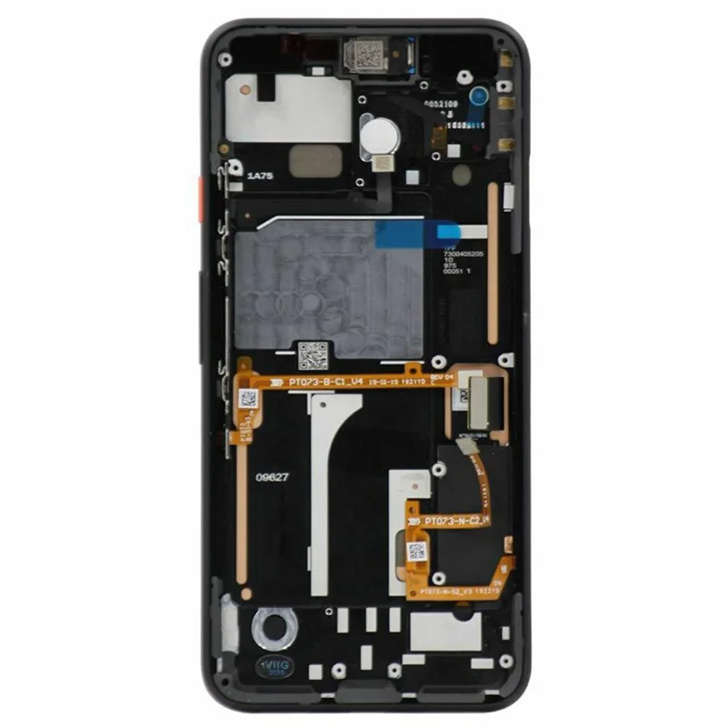 For Google Pixel 4 G020M G020I OEM Grade S OLED Screen and Digitizer Assembly + Frame (Without Logo) - White