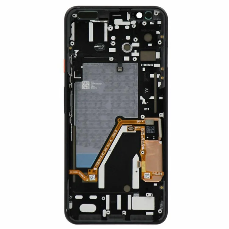 Дисплейный модуль для Google Pixel 4 XL G020P G020 (OEM-качество) OLED экран и дигитайзер в сборе + рамка (Без логотипа) - Белый