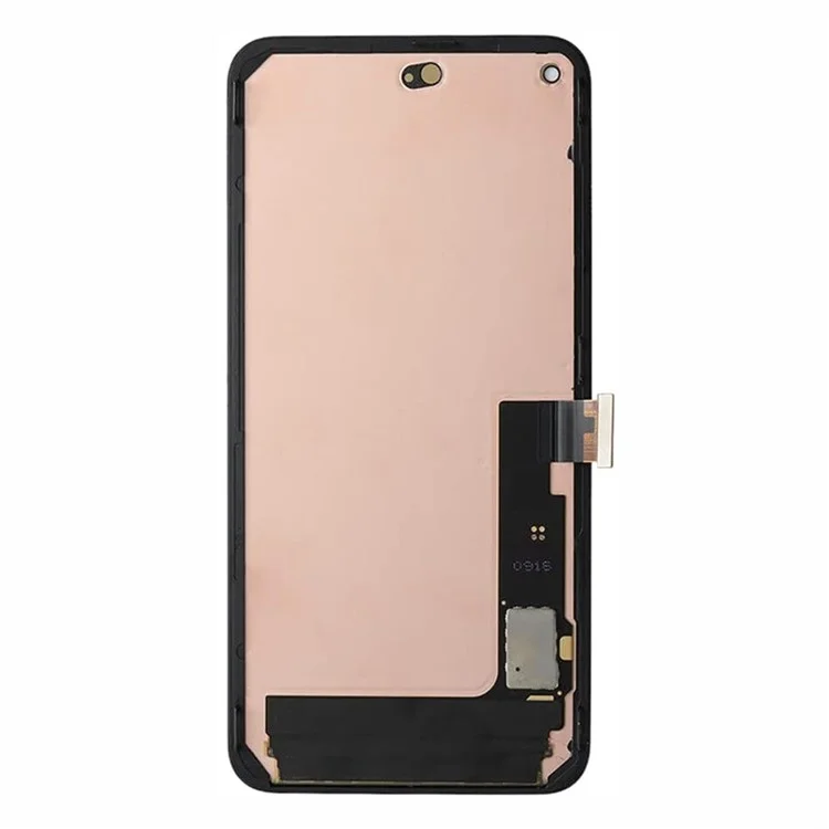 Para Google Pixel 5 GD1YQ, GTT9Q, G5NZ6 Montagem de Tela OLED e Digitalizador de Qualidade OEM + Moldura (Sem Logo) - Laranja