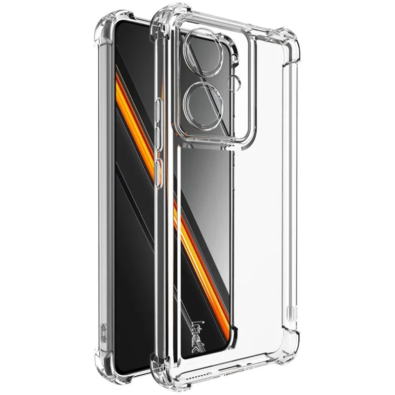 Étui IMAK UX-4 Série pour Realme Neo7 SE 5G Cadre Droit Antichoc Transparent en TPU