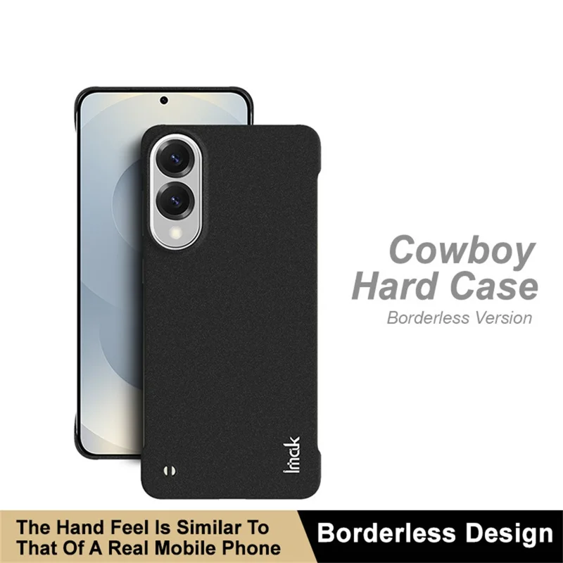 IMAK voor Samsung Galaxy S25 Edge hoesje Cowboy mat PC naadloos telefoonschermpje