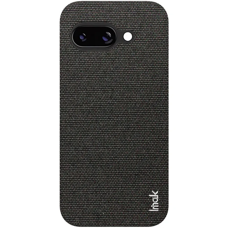 IMAK Ruiyi Series for Google Pixel 9a Case Fabric Texture Leather+PC Phone Back Cover - Black