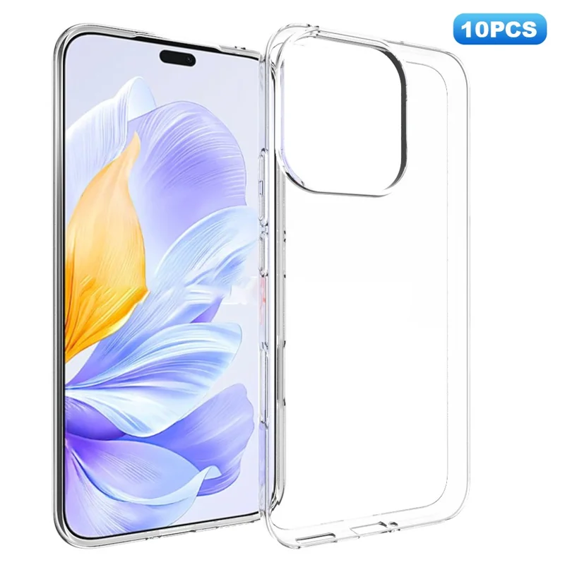 10Pcs / Pack For Honor 400 Lite 5G Case Watermark Free TPU Protective Clear Phone Cover