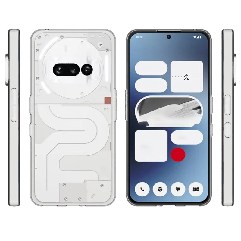 10Pcs  /  Pack For Nothing Phone (3a) Case Watermark Free TPU Protective Clear Phone Cover