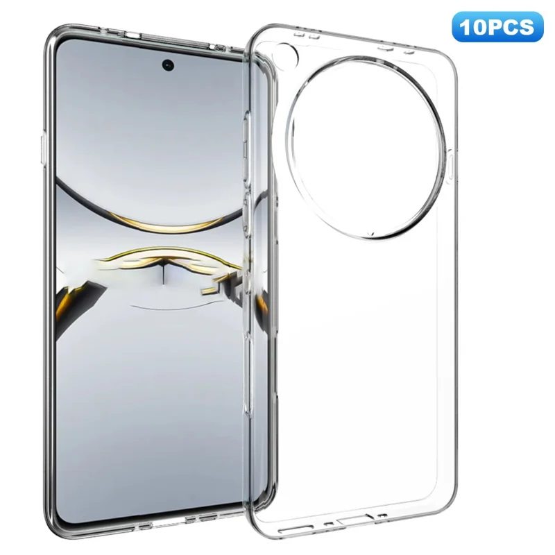 10 sztuk / opakowanie Dla Oppo Find X8 Ultra 5G Etui bez śladów wodnych Przezroczysta ochronna obudowa TPU