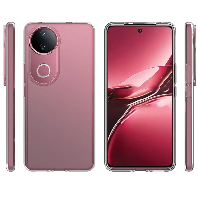 Pack de 10 Étuis de Protection Transparents en TPU Sans Filigrane pour Vivo S20 5G / V50 5G