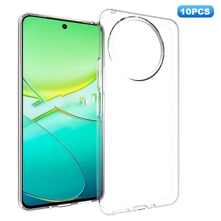 Pack de 10 Pièces Étui de Protection en TPU Transparent Sans Filigrane pour Vivo Y39 5G