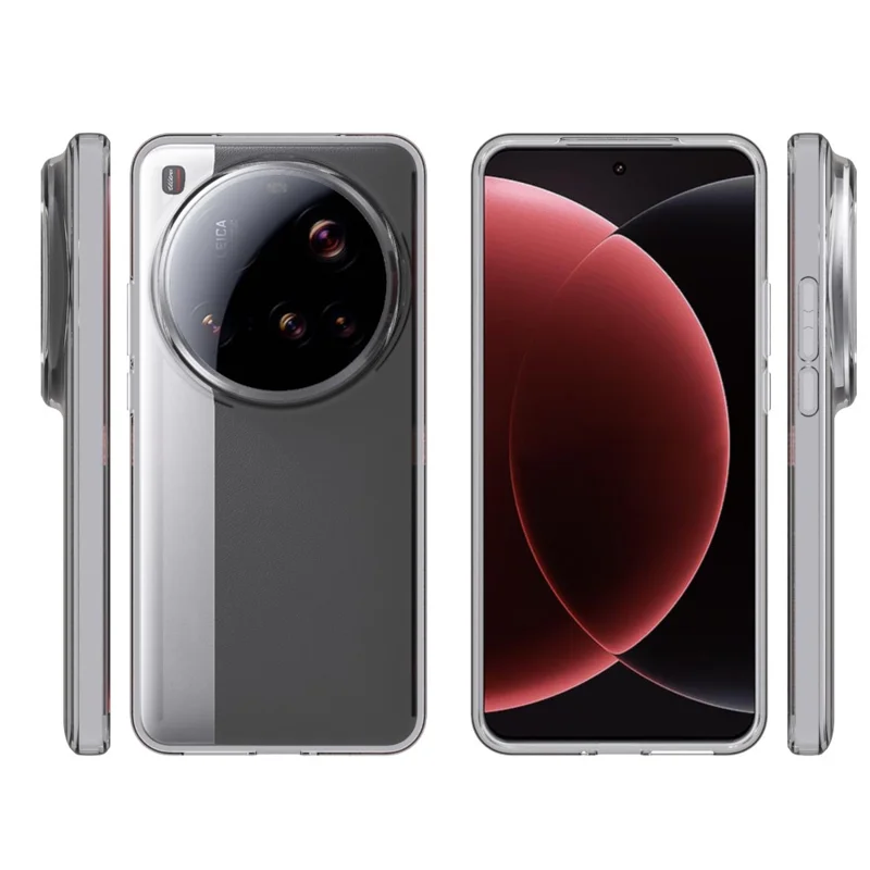 10Pcs  /  Pack For Xiaomi 15 Ultra Case Watermark Free TPU Protective Clear Phone Cover