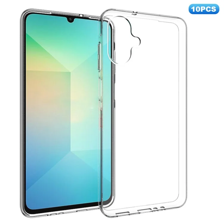 10 Pièces / Pack Étui en TPU pour Samsung Galaxy A25 5G (Global) (161,0 x 76,5 x 8,3 mm) Protection Transparente Sans Filigrane pour Téléphone