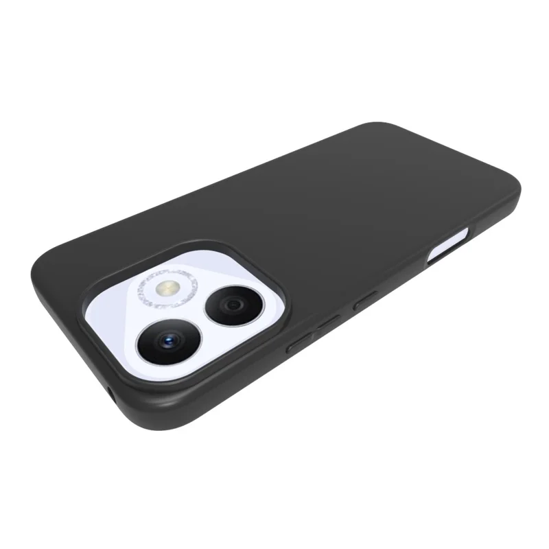 10Pcs / Pack For Honor 400 Lite 5G Case Anti Fingerprint Soft TPU Protective Cover - Black