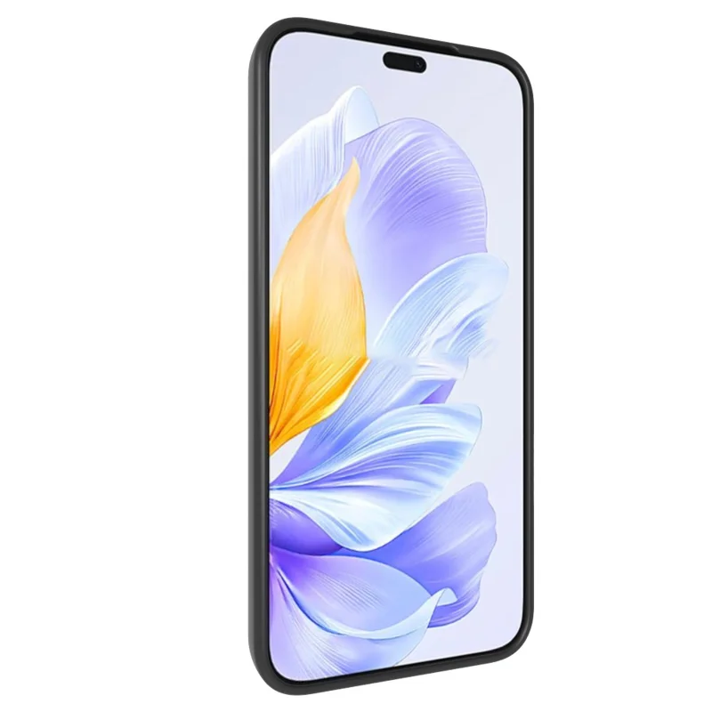 10Pcs / Pack For Honor 400 Lite 5G Case Anti Fingerprint Soft TPU Protective Cover - Black