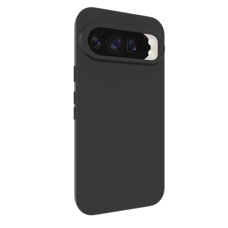 Pack de 10 Fundas Negras Antihuella para Google Pixel 10, Carcasa Protectora de TPU Suave