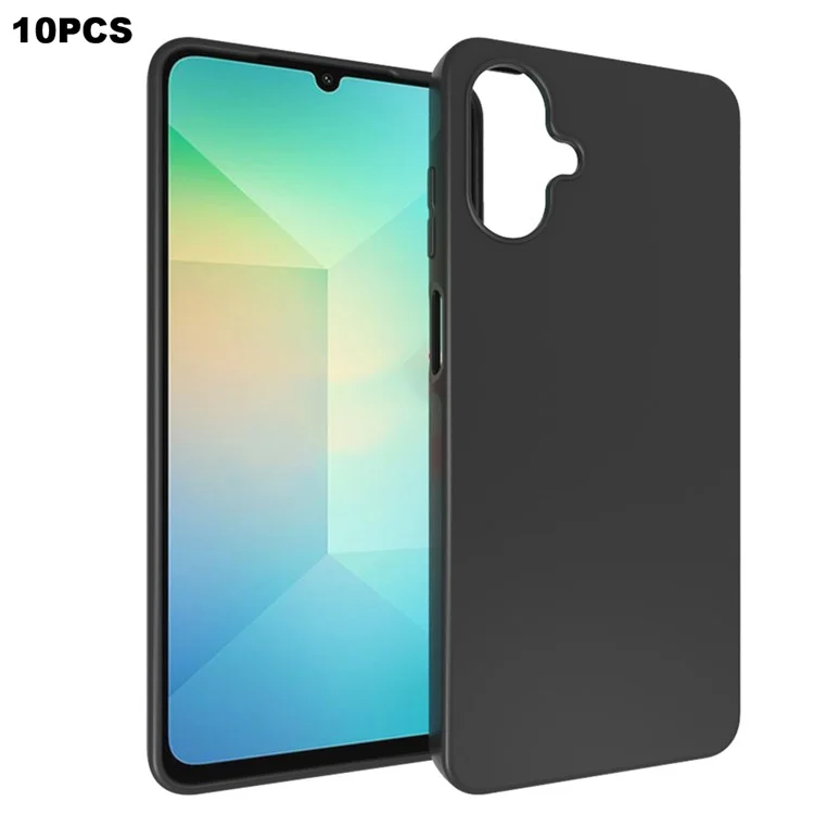 10 Pièces / Pack Pour Samsung Galaxy A25 5G (Global) (161,0 x 76,5 x 8,3 mm) Étui Anti-Empreintes en TPU Souple - Noir