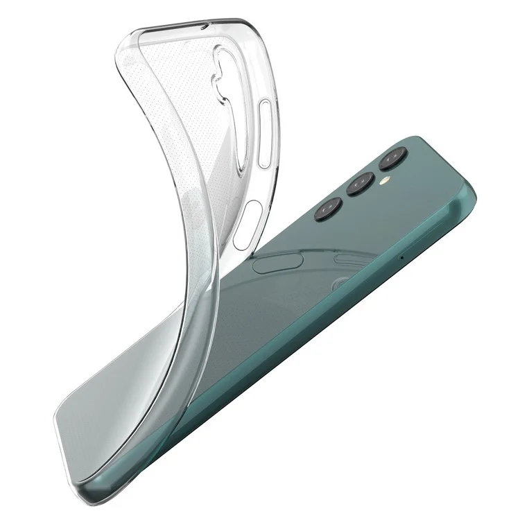 Tampa de Telefone TPU Transparente Para o Samsung Galaxy A14 5G, Capa Traseira Anti-arranhão à Prova de Gota Ultrafil