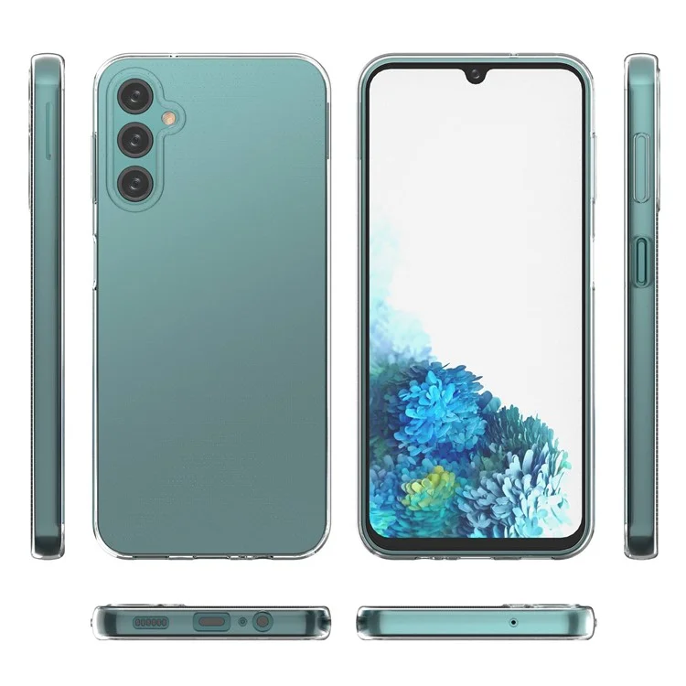 Custodia telefonica trasparente in TPU per Samsung Galaxy A14 5G / A14 4G