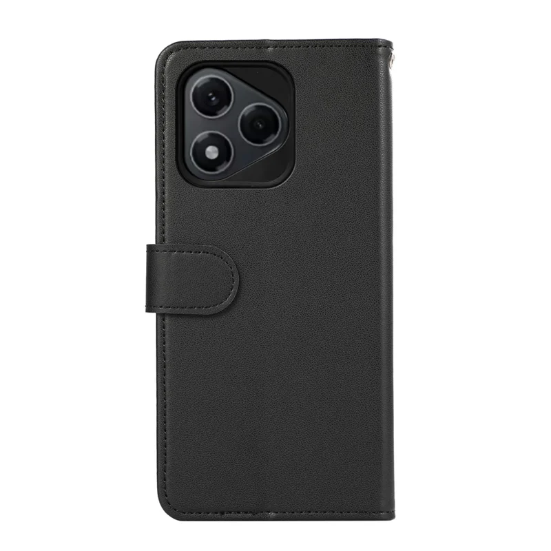 Til Honor 400 Lite 5G Etui med RFID-blokerende foldet læderdæksel - Sort