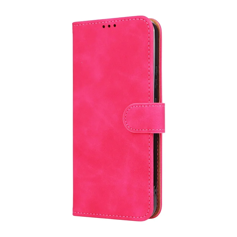For TECNO Camon 40 Premier 5G Leather Case Skin Feel Anti Drop Wallet Flip Phone Cover - Rose