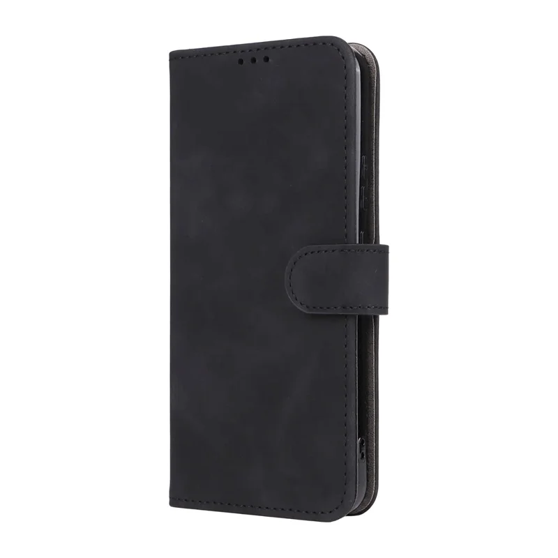 For TECNO Camon 40 Premier 5G Leather Case Skin Feel Anti Drop Wallet Flip Phone Cover - Black