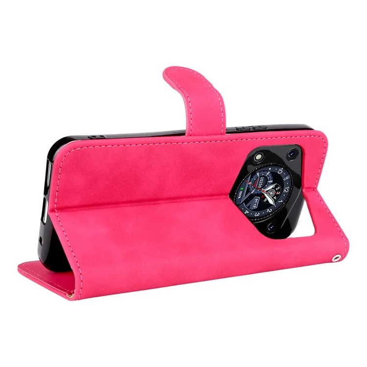 Capa de Couro para Cubot A30 com Sensação de Couro, Antiderrapante, Carteira, Flip - Rosa