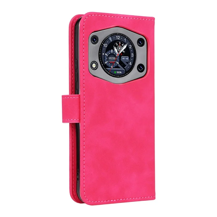 Capa de Couro para Cubot A30 com Sensação de Couro, Antiderrapante, Carteira, Flip - Rosa