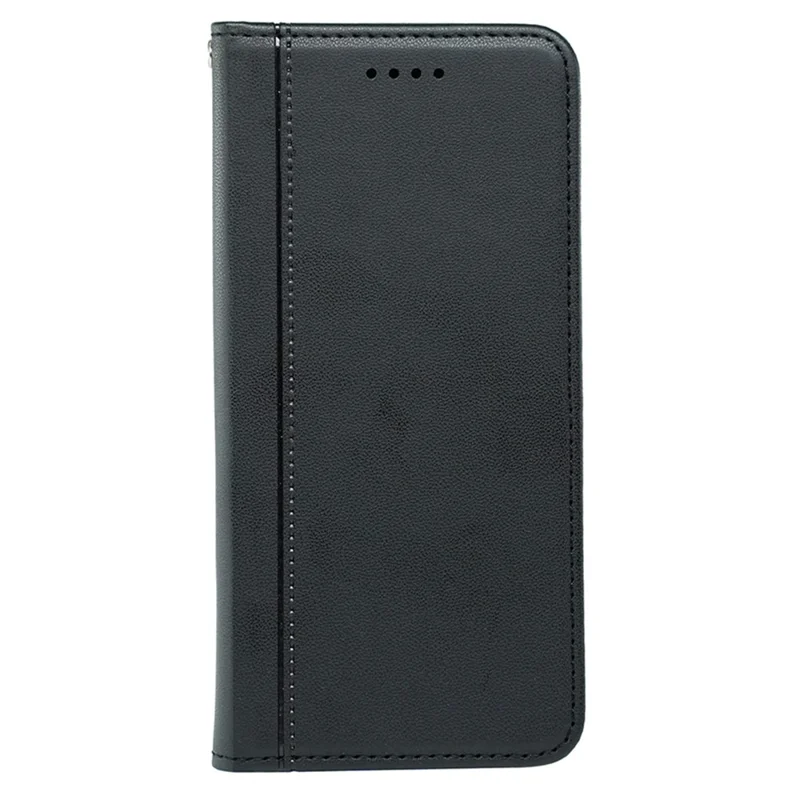 HX01 For Honor X8c 4G Wallet Case Magnetic Closing PU Leather Phone Cover - Black