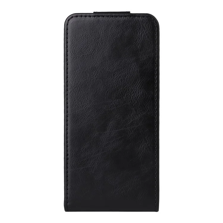 Para Samsung Galaxy A06 5G / 4G Capa com Suporte Flip Vertical em Couro com Fecho Magnético e Porta-cartões - Preto
