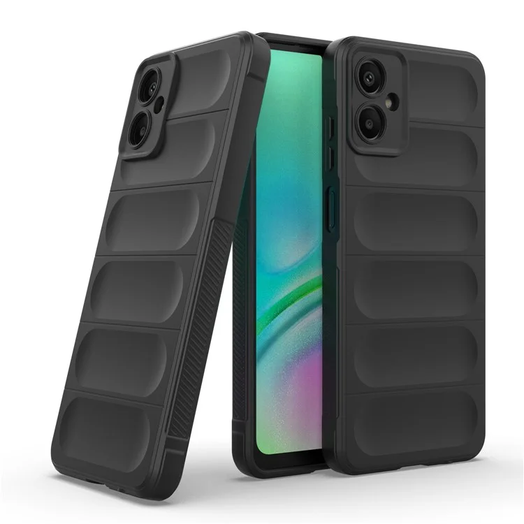 Cover per Samsung Galaxy A06 5G Custodia Antiurto in TPU Morbido per Protezione Posteriore del Telefono - Nero
