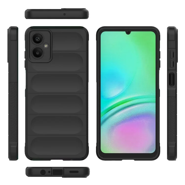 Cover per Samsung Galaxy A06 5G Custodia Antiurto in TPU Morbido per Protezione Posteriore del Telefono - Nero