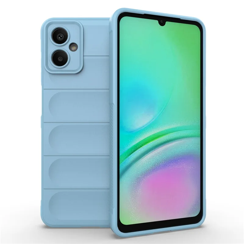 For Samsung Galaxy A06 5G Case Anti-Drop Soft TPU Rugged Phone Back Cover - Baby Blue