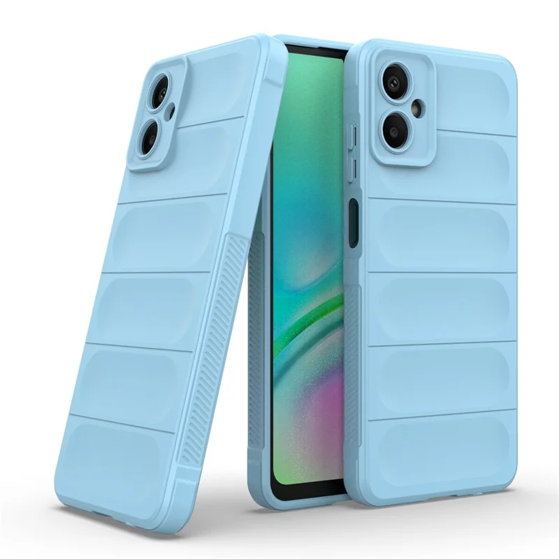 For Samsung Galaxy A06 5G Case Anti-Drop Soft TPU Rugged Phone Back Cover - Baby Blue
