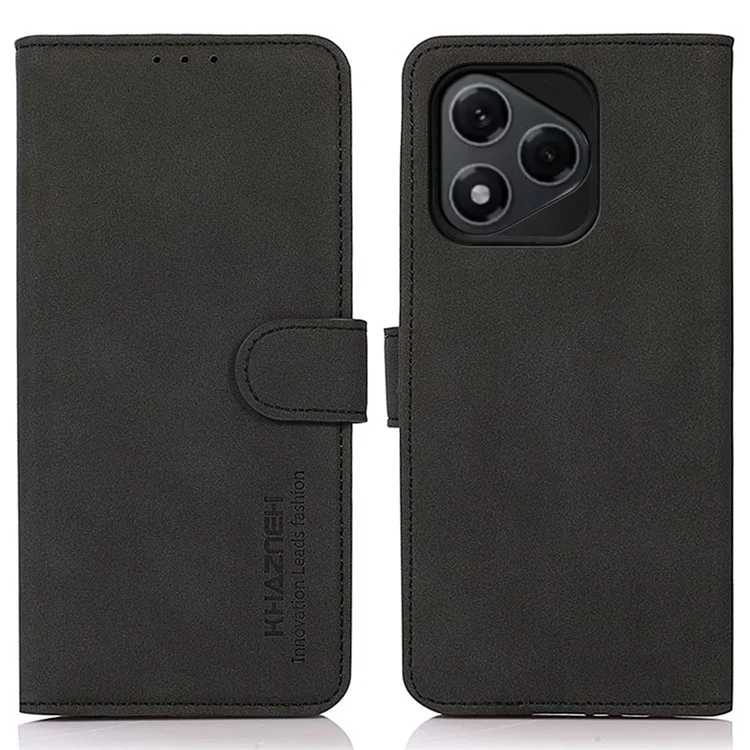 KHAZNEH Pour l'honneur 400 Léger Étui Portefeuille en cuir PU Support Housse de téléphone - Noir